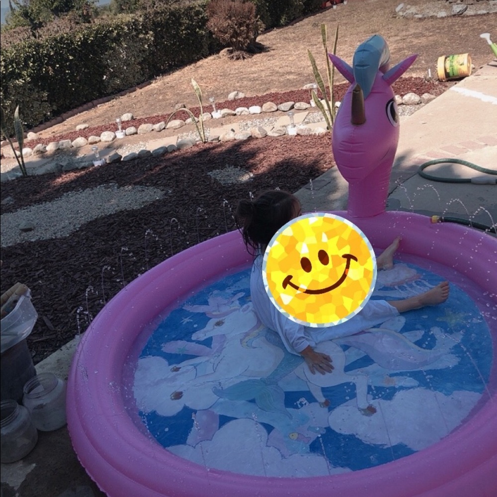 NEW Unicorn Splash Pads Sprinkler Large 71" Pool - Picture 6 of 10